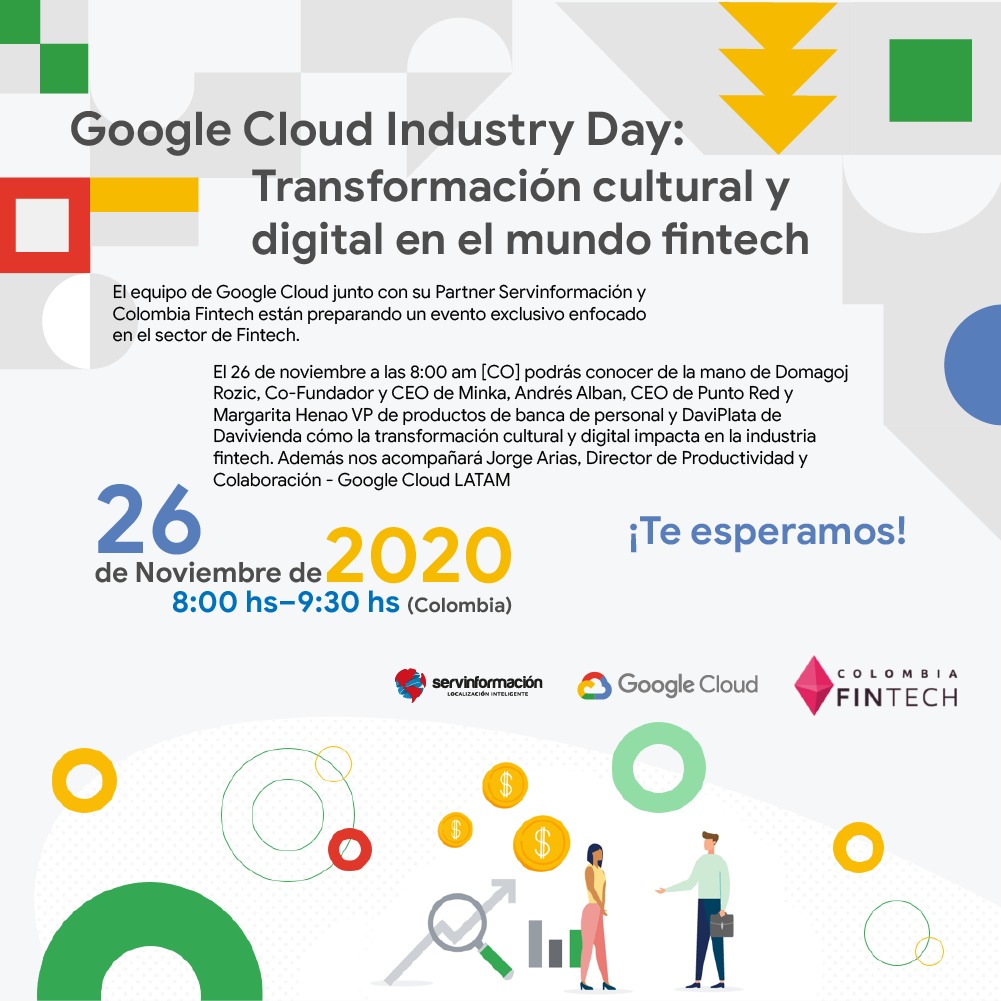 colombiafintech's tweet photo. Mañana a las 8:00 am ⏰ Tendremos un evento exclusivo Fintech 🚀 Hablaremos de cómo la transformación cultural y digital impacta en este ecosistema dinámico de la industria financiera digital ¡No se lo pierdan! Pueden registrarse aquí 👉🏼 https://t.co/mMxgeKvFLF https://t.co/f02MBgkb0r