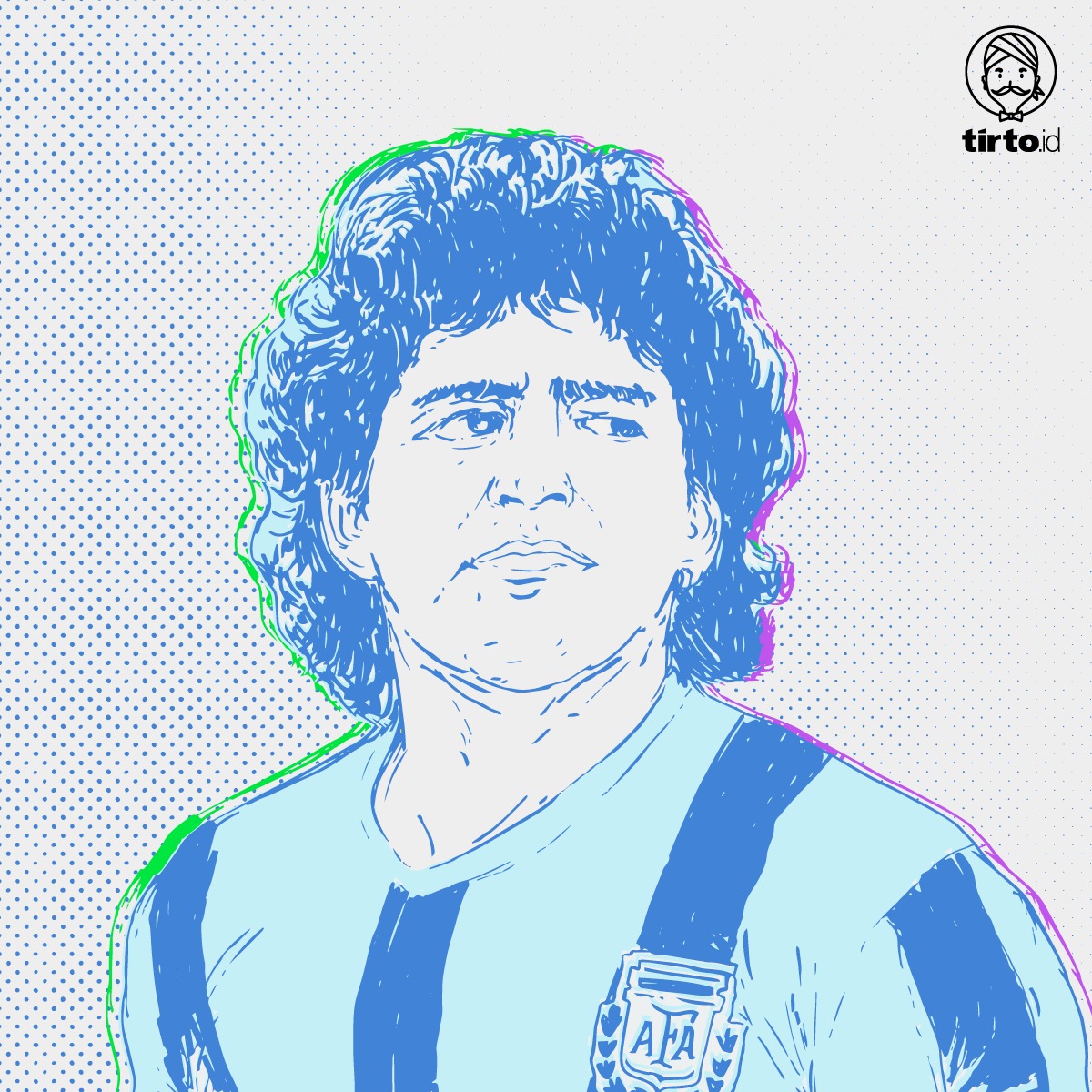 Ia pernah meminjam tangan Tuhan untuk mencetak sebuah sejarah dan mahakarya. Dan, kini kisahnya telah pungkas paripurna. Ia, Maradona, mengembalikan tangan itu kepada yang punya dan kita mengantarnya dengan penuh duka cita. Selamat jalan, legenda!