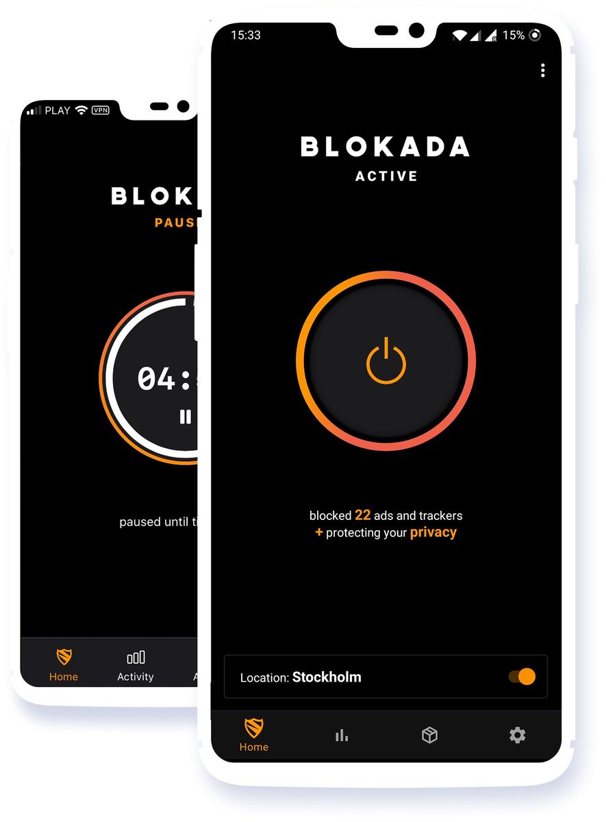 secou's tweet image. [#ANTITRACKING|#IOS|#ANDROID] Blokada: ad and tracker blocker for Android and iOS, free and open source (via @ExodusPrivacy)
buff.ly/2E8Umnr

#tracking #PRIVACY #mobileprivacy