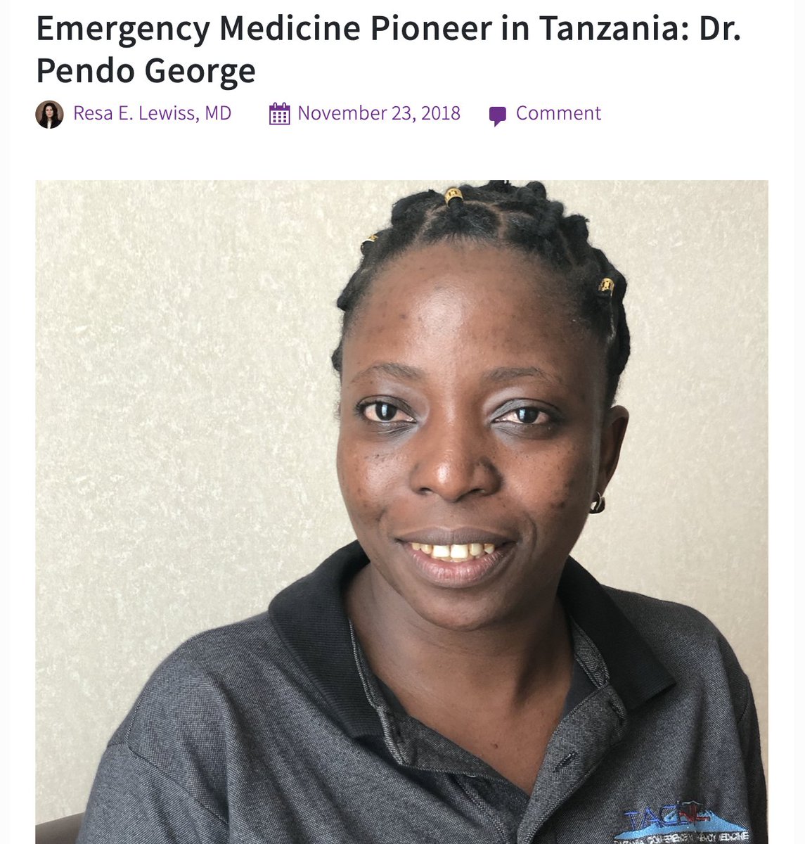 Resa E Lewiss MD (@resaelewissmd) on Twitter photo @AndiTenner <a href="/EMAT_info/">Emergency Medicine Association of Tanzania</a> <a href="/afemafrica/">The African Federation for Emergency Medicine</a> <a href="/IGHSatUCSF/">UCSF Global Health</a> Without question. I wish things were different. I 🖤d my meetings w/ <a href="/ulovegeorge/">Pendo George</a> and this conversation: bit.ly/3795gtD @AndiTenner <a href="/EMAT_info/">Emergency Medicine Association of Tanzania</a> <a href="/afemafrica/">The African Federation for Emergency Medicine</a> <a href="/IGHSatUCSF/">UCSF Global Health</a> Without question. I wish things were different. I 🖤d my meetings w/ <a href="/ulovegeorge/">Pendo George</a> and this conversation: bit.ly/3795gtD