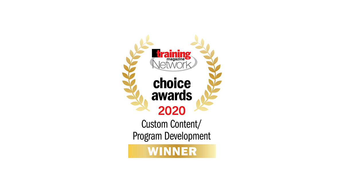 TrainingPros's tweet image. TrainingPros has won the 2020 TMN Choice Award for Custom Content/Program Development! We&apos;re grateful &amp;amp; honored to achieve this recognition. Thank you to all who supported us with their votes. ow.ly/ZVM850CtXJo @TrainingMagUS #award