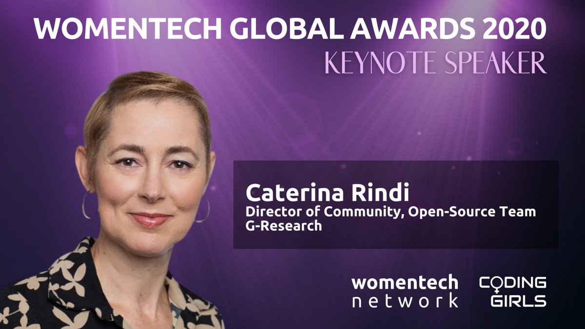 WomenTechNet's tweet photo. ⭐ How does an elementary school teacher become an international speaker?

👩🏼 Join us at the #WTGA2020 to hear about @CaterinaRindi’s non-linear journey.

🎫 Get your ticket to the live ceremony here: https://t.co/3qHITPxPmg

#womenintech #WomenTechNet #witawards #dita20 https://t.co/DCbuDIL8qe
