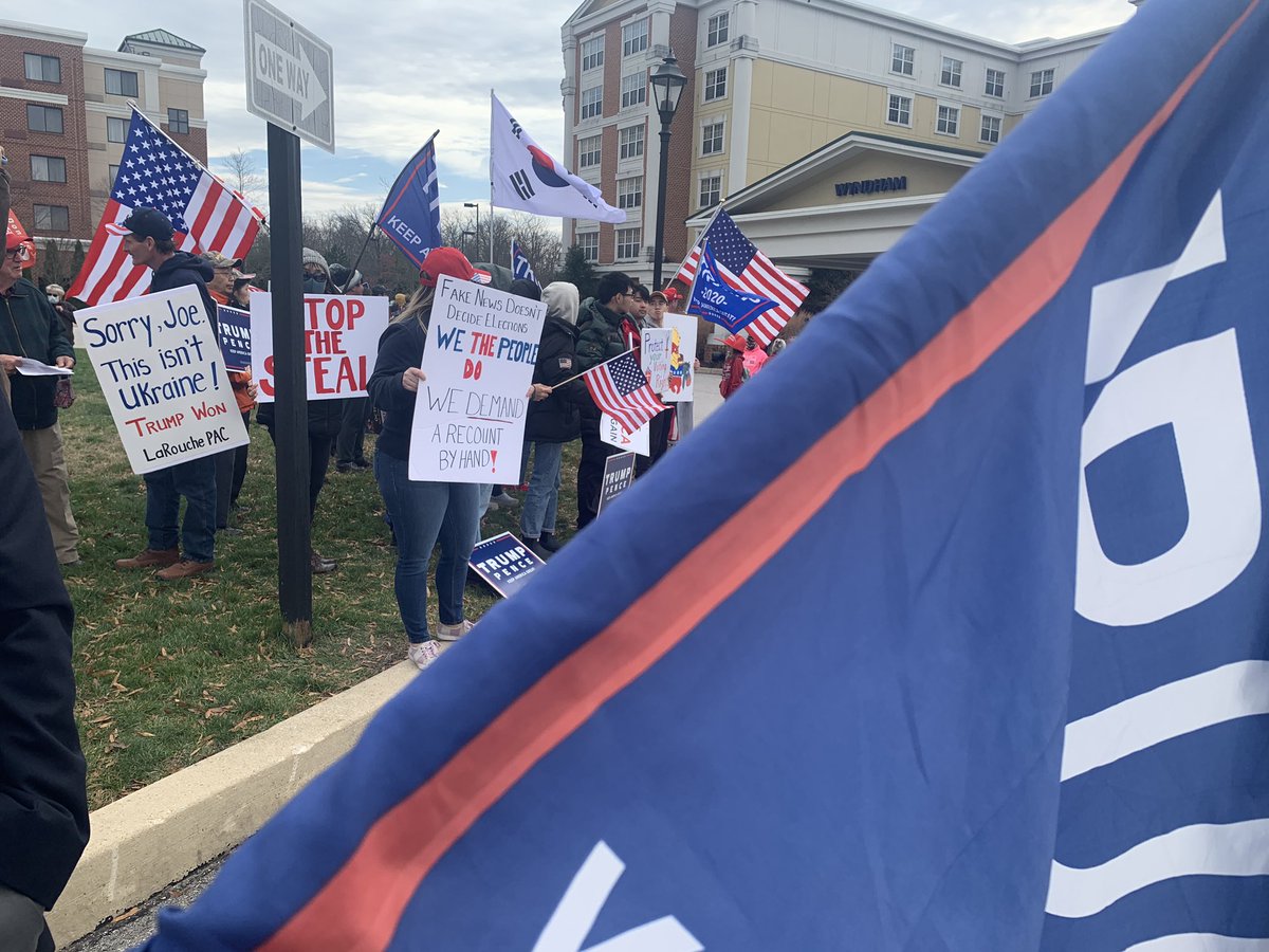 Here’s some more photos from the many, many rally happening outside the Wyndham. Thanks Tweeps! 