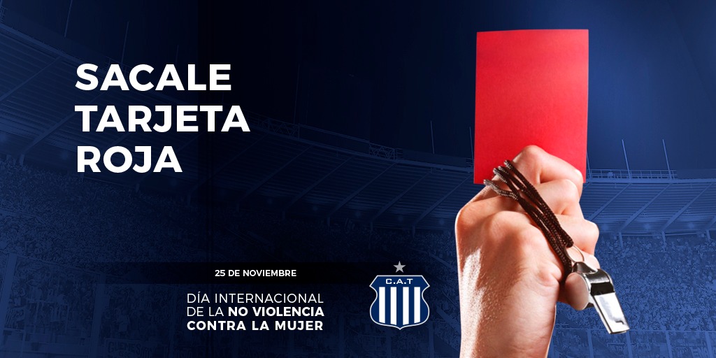 CATalleresdecba's tweet photo. #SacaleTarjetaRoja 🟥

Día Internacional de la No Violencia Contra la Mujer. https://t.co/lBu3EQACp6