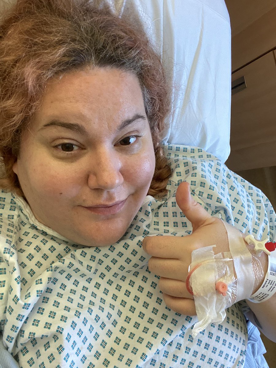 Look at this dopey little pudding. Around 10am after I’d just woken up from my egg preservation procedure. One more step towards kicking cancer in the cock. It’s been a really hard couple of weeks, but we’re slowly getting there. #girlvscancer