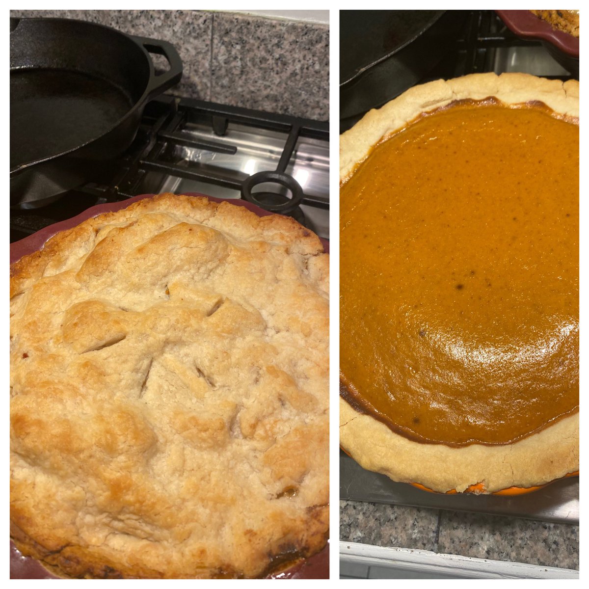 RossLabUC's tweet image. Not beautiful but they smell good 😂 #ImNotAPieBaker #ButITry #Thanksgiving