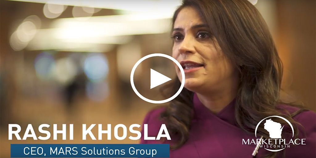 UWisconsinBiz's tweet photo. You’re not alone in the “craziness” of #entrepreneurship, says Rashi Khosla, CEO of @MARS_SGCorp and a previous exhibitor at #WIMarketplace. Here’s why Khosla finds MARKETPLACE valuable. #diversebusiness #smallbiz https://t.co/KE10VpmAwh https://t.co/zgt9yj4KmP