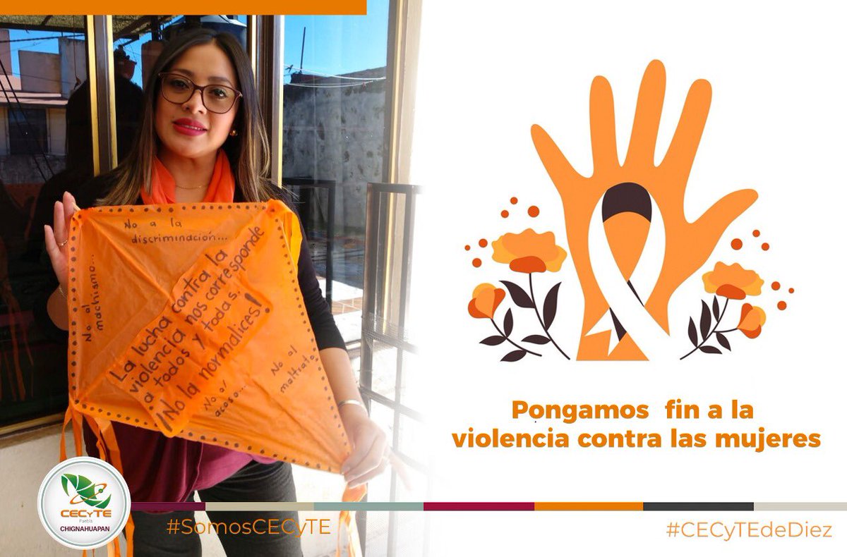 CECyTE_Chigna's tweet photo. En CECyTE Chignahuapan ¡NOS UNIMOS AL DÍA NARANJA! Para combatir la violencia contra niñas y mujeres.
￼#DíaNaranja
#SomosCECyTE 
#CECyTEdeDiez https://t.co/ZmBLiij1zJ