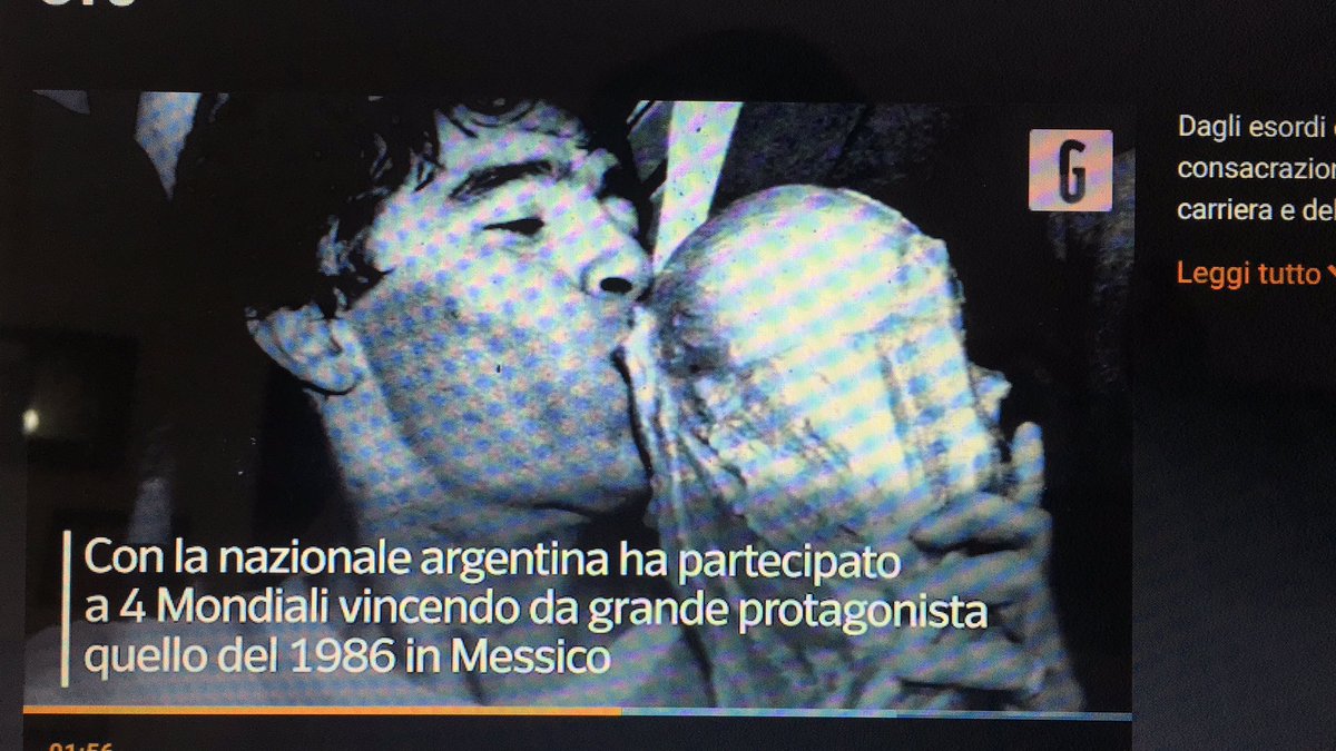He visto a Maradona❤️