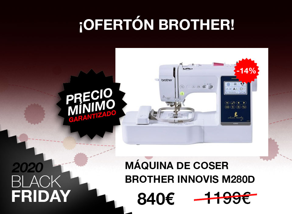 Continuan las ofertas #BlackFriday.
¿Tenías echado el ojo a la #Brother Innovis M280D?
¡Esta es la ocasión que estabas esperando!
maquinasdecoserdioni.com/brother-innovi…