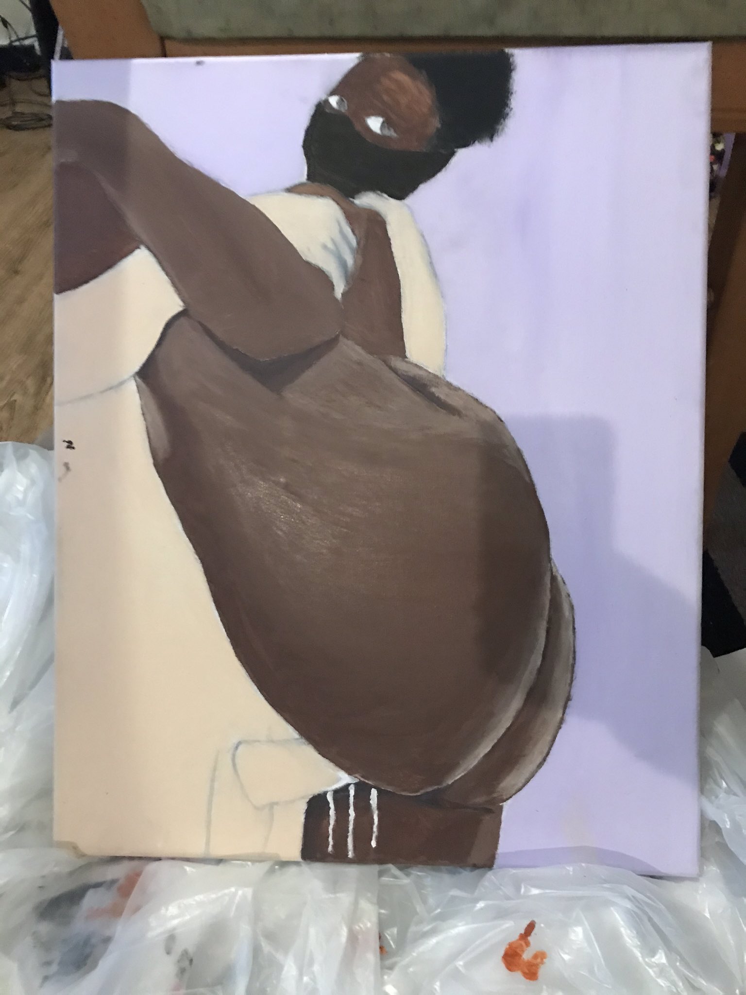 Work in progress. Part of my erotic art series. #erotic #art #eroticart #interracial https://t.co/1t799gYR4y