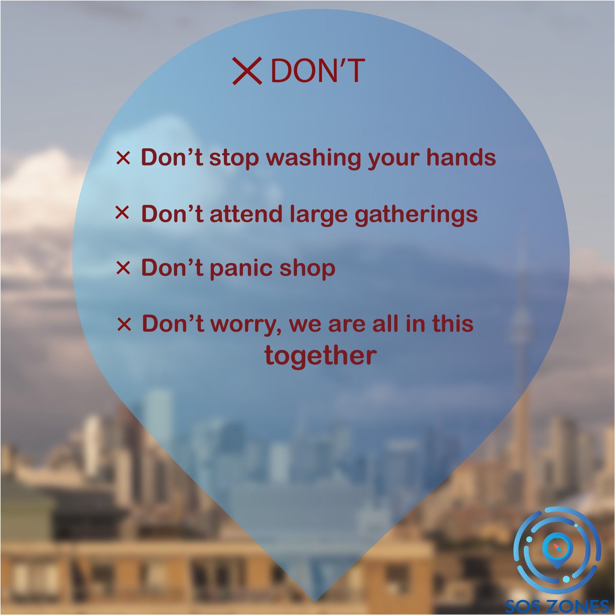 SosZones's tweet photo. Stay safe and stay home, but don't forget the do's and don'ts ! 
#safetyfirst #covid #ttc #publichealth #ontario #ontariocanada #staysafe #staysafeeveryone #coronaviruscanada🇨🇦 #coronaviruscanadaupdate #sos #soszones #knowthefacts #facts #factcheck #safetyfirst #covid https://t.co/nGns6AgB0o