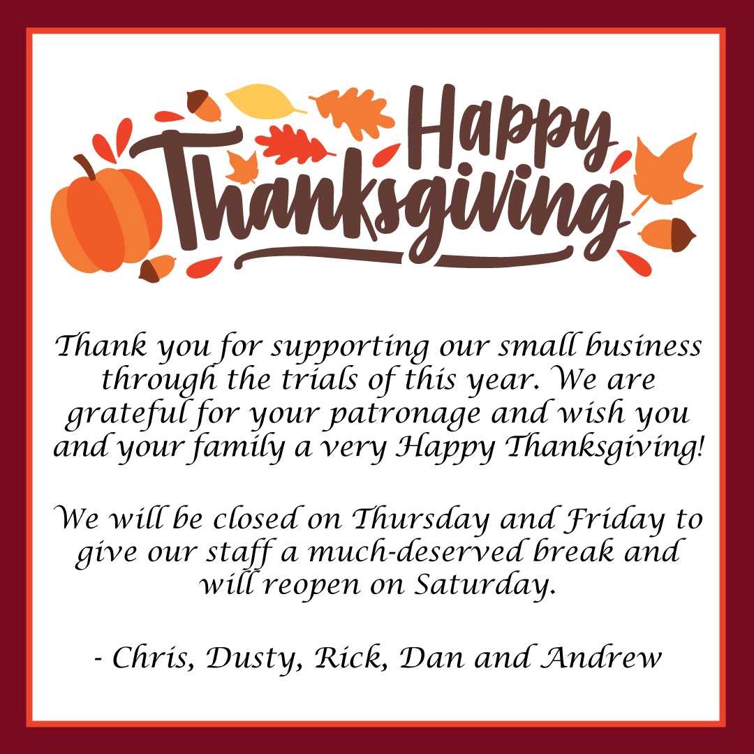 KolacheRepublic's tweet photo. #HappyThanksgiving Our #gratitude goes out to you and your family this #Thanksgiving. We wish you a very #delicious feast and #wonderful memories filled with #joy and #laughter! We will be closed Thu &amp; Fri to give our staff a much-deserved break and will reopen on Sat. #Grateful https://t.co/feAwDyCHYM