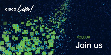 In 2021, the Cisco Live EMEAR digital event is coming directly into your home. Explore all that #CLEUR has to offer here: cs.co/6012Hywny