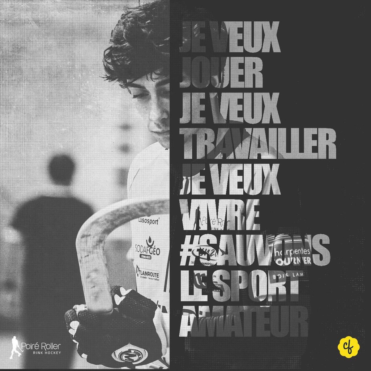 JE VEUX JOUER, JE VEUX TRAVAILLER, JE VEUX VIVRE ... 
Parce que le sport est vital pour ma santé physique et mentale ... parce que c’est ma religion à moi ... parce que le parce que le sport est un lien social indispensable ... parce qu’il faut sauver le sport amateur