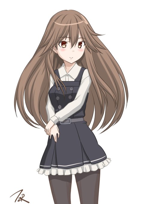 荒潮にも服着せた……けど
んー、こりゃ描き直しかなぁ 