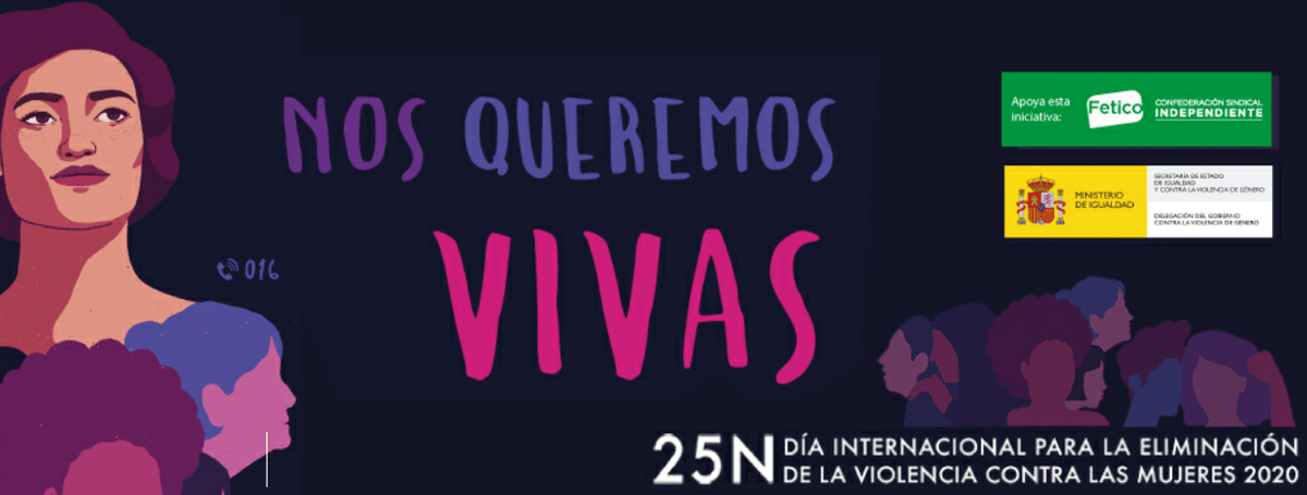 AvdFetico's tweet photo. 25N- Día Internacional para la Eliminación de la Violencia contra las Mujeres 2020 https://t.co/c4b7479ZFH https://t.co/fDhNwUYRqh