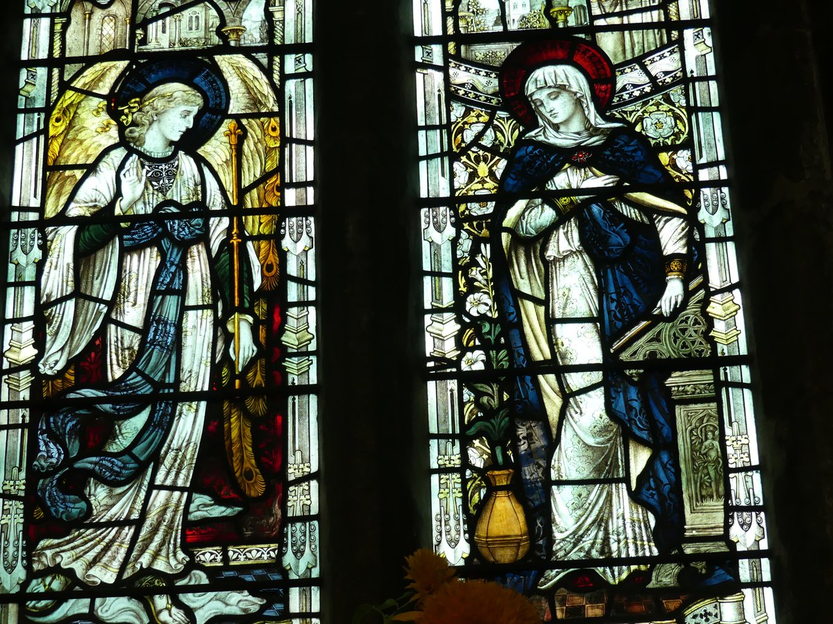 CarolineIrwin3's tweet photo. Annunciation - St Wystan's, Repton. #AnimalsInChurchesHour #NewTestamentInChurches https://t.co/Ior1eMPw1u