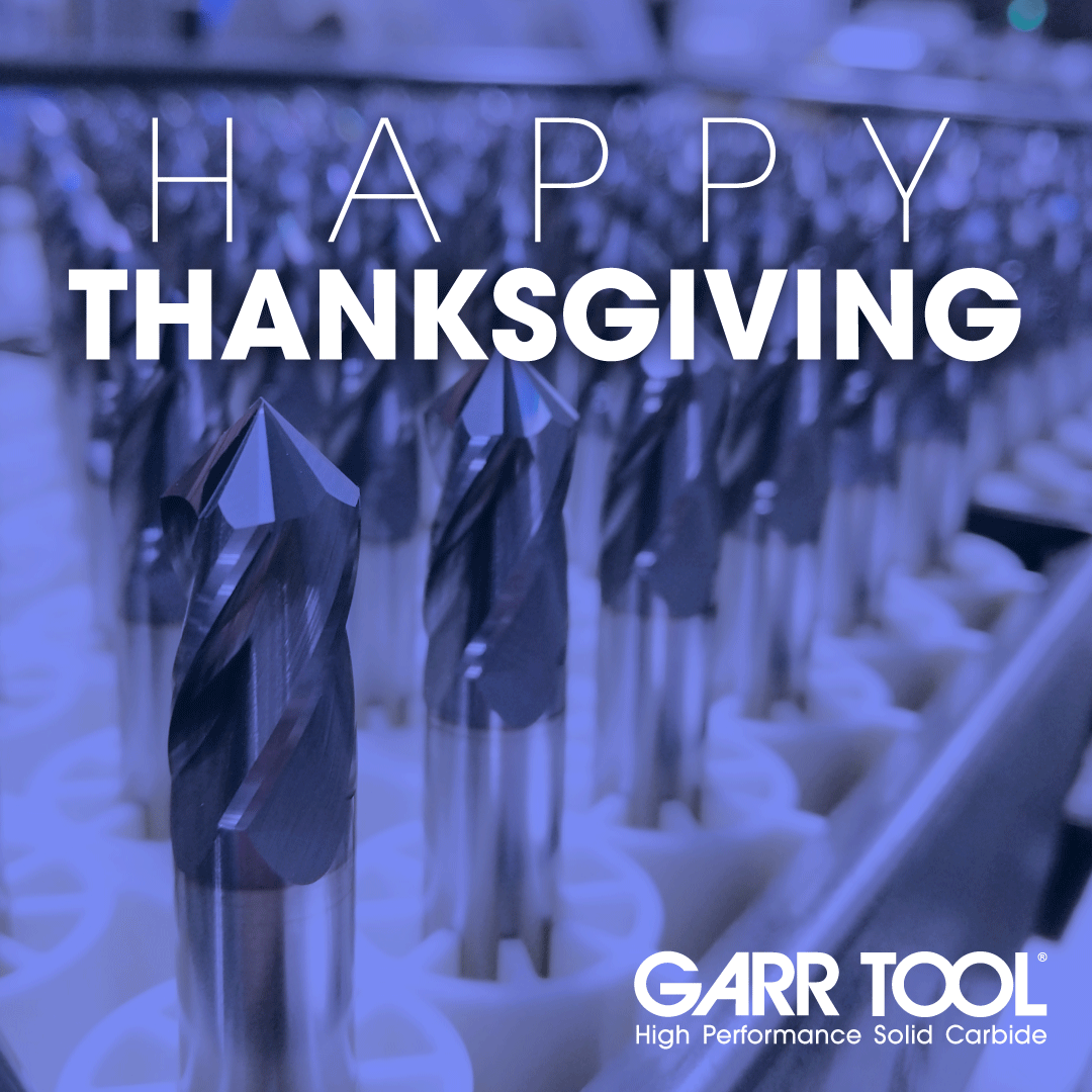 GARRTOOL's tweet image. Happy Thanksgiving!

Just a reminder that GARR TOOL (USA) is closed for the Thanksgiving holiday (November 26-27).
We will be back Monday, November 30.