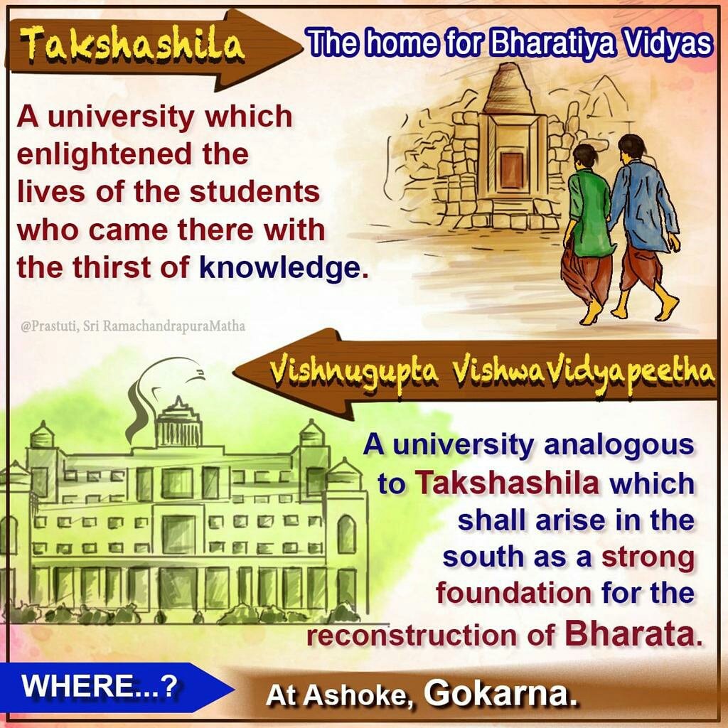 PRITHVIBHAT3's tweet photo. @anki_neerpaje @Nikhi97 @yuva_brigade @VgDaula9 @SharadaDiamond @girishalva @KaveriThiyagara @HinduDharma1 @tulsirames @Eshanputra_Om @kkgiyer1969 @HJSBangalore @mvmeet @Shawshanko @vishalmehta @KiranKS Exhibition of 18 ancient Indian vidyas and 64 branches of arts will be unveiled here.
#vishnugupta_vishwavidyapeetha

@VVV_University
@surinder77
@kash2312
@GB_Ladakh_India
@VijaySingal
@SSangeett https://t.co/C2kUQkR9wl