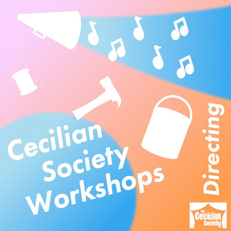 Cecilians's tweet photo. Join the director of our last production Pippin Izzy Way on Thursday at 7PM as she talks about her experience of directing. Including activities on coming up with pitches for shows and delivering them to others.
Check out the Facebook event where the zoom link will be posted 🎭 https://t.co/9fVSaImjVn
