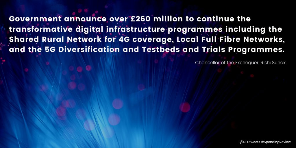Great to see the continued funding of the Shared Rural Network which will deliver 4G to #RuralAreas, improving mobile signal and providing mobile broadband for the hardest to reach areas. #SR20 [1/2]