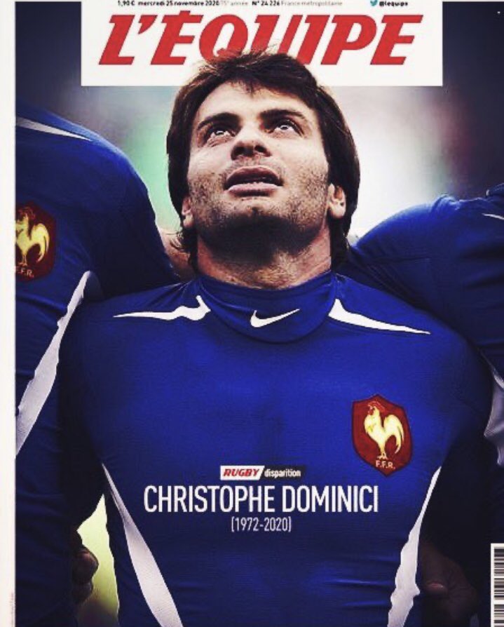 francoisedegois's tweet photo. Je ne me lasse pas de cette Une de l’ ⁦@lequipe⁩ #ChristopheDominici 🙏 https://t.co/WNkcGAg68t