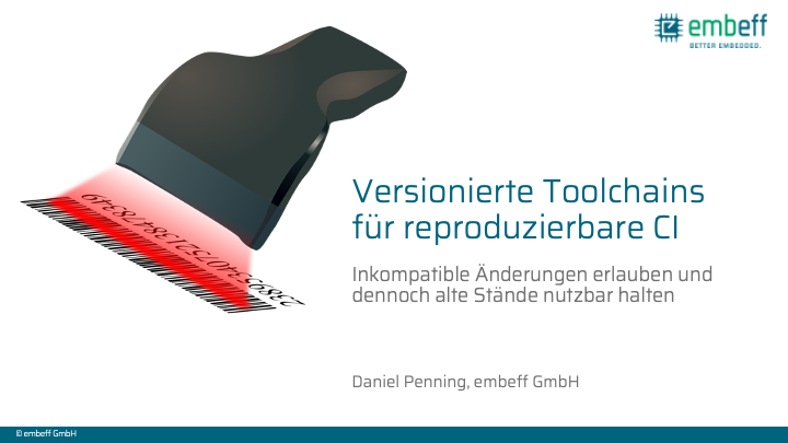 DanielPenning's tweet photo. Wie sorgt man für Reproduzierbarkeit im Build Prozess? Sodass auch Jahre später alte Software-Stände angepasst und gebaut werden können? 
Am Freitag gebe ich dazu im kostenlosen Vorprogramm des ESE Kongresses einen Vortrag.
https://t.co/OrxGvlqZdq
#container #git #versioning #ci https://t.co/UaOQ9kOulR