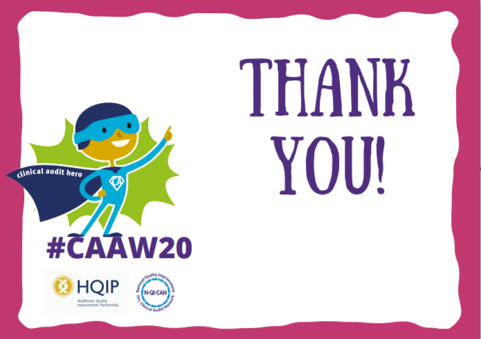 For Clinical Audit Awareness Week we wanted to take the opportunity thank all our staff at <a href="/RBNHSFT/">Royal Berkshire NHS Foundation Trust</a> for their continued hard work with clinical audit and QI. Despite this being a tough year we still have 70 local projects registered so far in 2020 which is fab!! #CAAW20