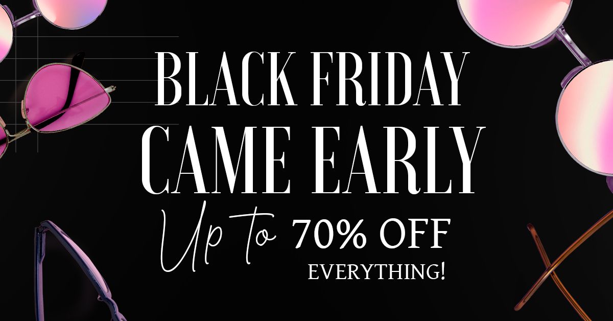 Black Friday Came Early
Up to 70% Off Everything!

Use Code : BLACK70

Shop here 👉 bit.ly/33gg8F4

#BlackFriday #BlackFridayDeals #Valerio #ShopValerio