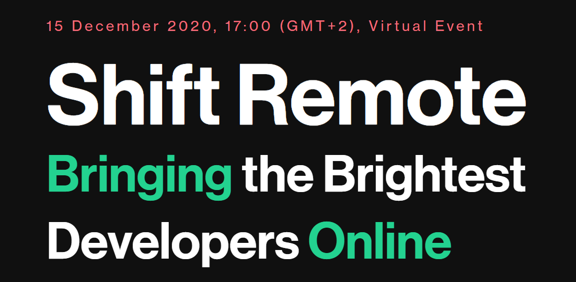 MSdevIRL's tweet photo. #Microsoft is delighted to be sponsors of #ShiftRemote #DevOps! A series of live-streamed events! December 15th, 2020. https://t.co/SmTXsewJud #MSDevIRL #Azure #Developers #GitHub https://t.co/8V3um40APt