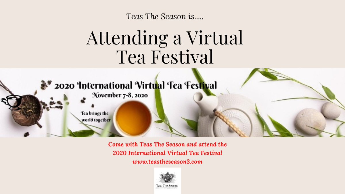 Have some fun and read about Teas The Season where they attending a virtual tea festival.  So much fun and information! A great way to learn and meet fellow tea lovers! #teafestival #teadrinkers #teatime #virtualfestival teastheseason3.com/attending-a-vi…