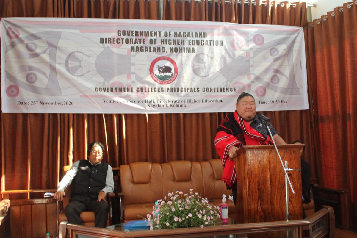 Temjen Imna Along (@alongimna) on Twitter photo Attended the Government Colleges Principals Conference today at Conference Hall: Directorate of Higher Education, GoN, along with the respected Principals of the Government Colleges of Nagaland as well as the officials of <a href="/mydhenagaland/">Directorate of Higher Education, Nagaland</a>.
<a href="/MyGovNagaland/">MyGov Nagaland</a>
<a href="/EduMinOfIndia/">Ministry of Education</a>
<a href="/mygovindia/">MyGovIndia</a> Attended the Government Colleges Principals Conference today at Conference Hall: Directorate of Higher Education, GoN, along with the respected Principals of the Government Colleges of Nagaland as well as the officials of <a href="/mydhenagaland/">Directorate of Higher Education, Nagaland</a>.
<a href="/MyGovNagaland/">MyGov Nagaland</a>
<a href="/EduMinOfIndia/">Ministry of Education</a>
<a href="/mygovindia/">MyGovIndia</a>