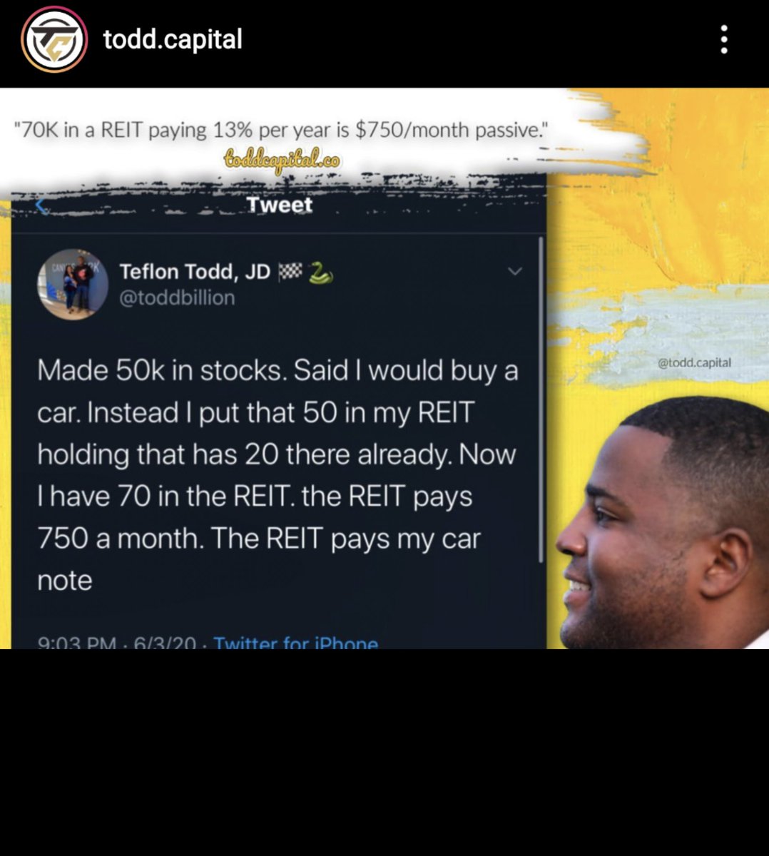 JustinJRoberts's tweet photo. Like I said rich people don't buy the things they want! They use other people money to pay for the things they get!
Learn from the GOAT @realtoddbillion
👇🏻👇🏻👇🏻
https://t.co/Sleadt25VC (aff)
#reit #billi #carnote #otherpeoplesmoney https://t.co/morMZ1LIAl