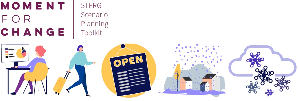 VisitScotNews's tweet photo. We want to help you plan during these uncertain times and have created a #STERG scenario planning toolkit to do just that ➡️ https://t.co/sgH1HINRi8 @COSLA @HIEScotland @skillsdevscot @scotgov @scotent @SoSEnterprise @st_alliance https://t.co/5TaBK9Lokw