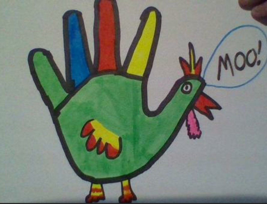 mrjewellpamsart's tweet photo. A handful of student work from #HandTurkeyTuesday
(🤣see what I did there🤣)
Today I am thankful for my students who really let their inner weirdness and creativity shine! https://t.co/49EjaNzRWF