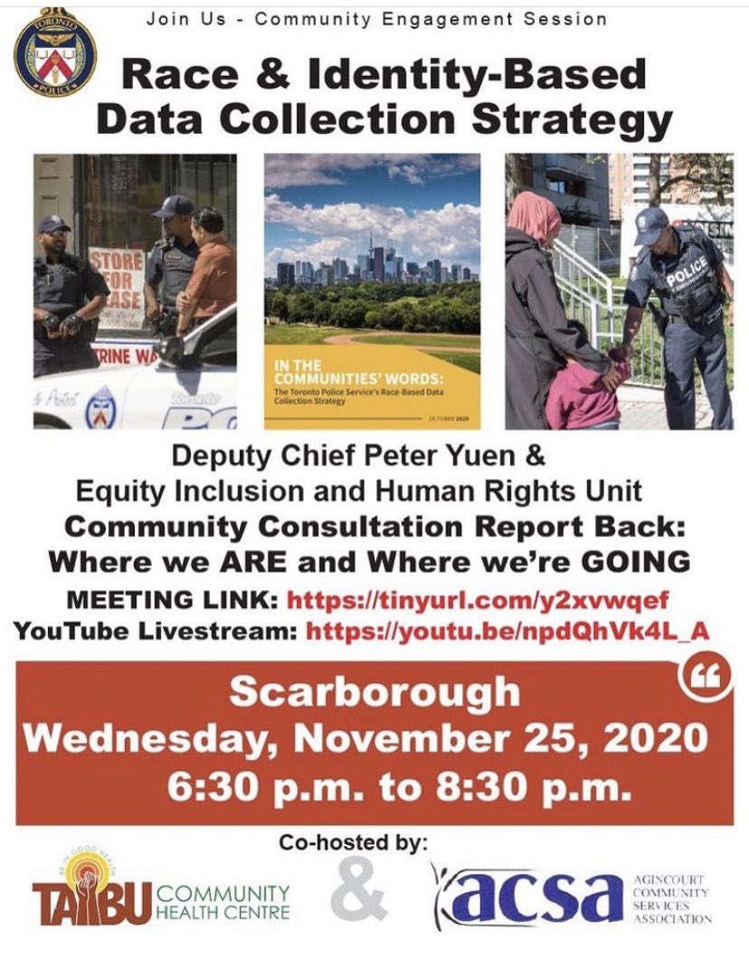 TPSNickNei's tweet photo. Attention Scarborough, please join @TorontoPolice @DeputyPeterYuen @TPS_Inclusion this evening. The importance of community consultation #communication #enabling #empowering #communities @TPSRydzik @InspMac @TPS_D42_INSP @TPS_RMCarter @StaffSuptCandNC https://t.co/LhaCWjfZgO