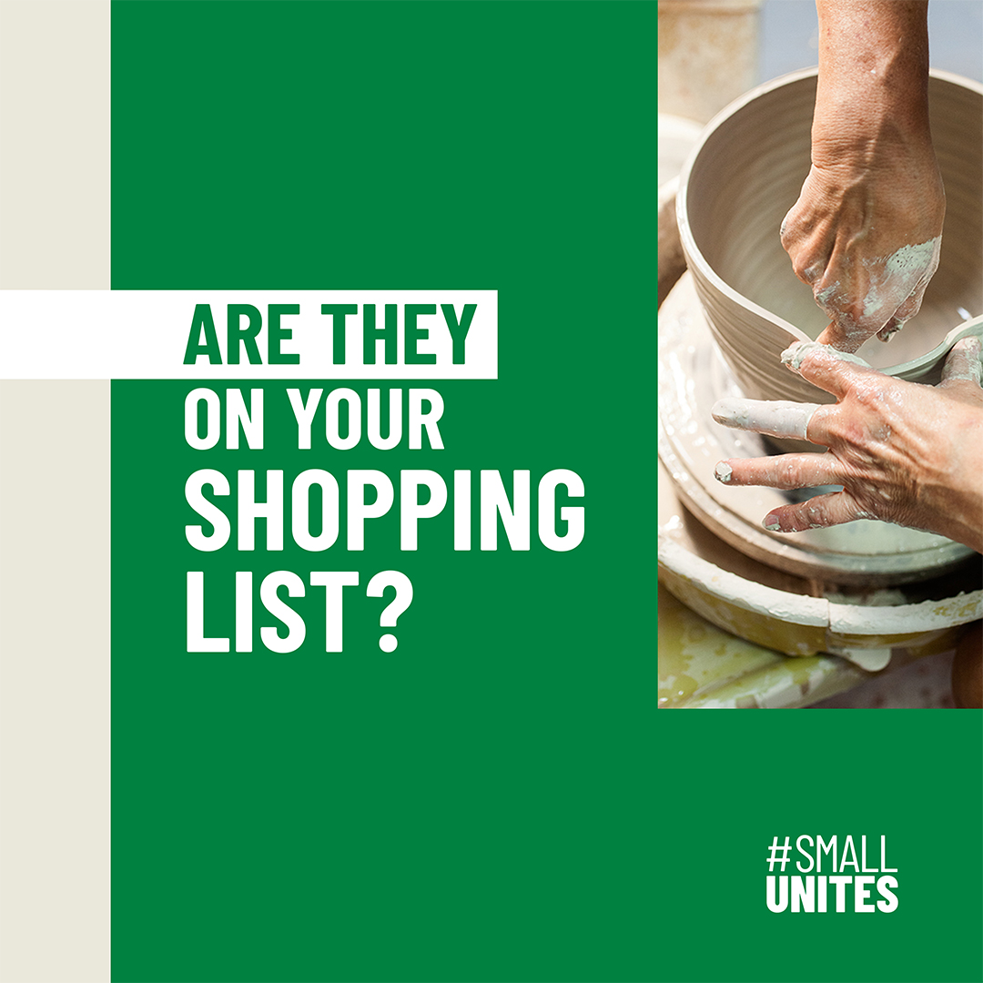 The holiday season is a big deal for small businesses. Show support for your favorites as you holiday shop. #SmallUnites
📸 : <a href="/UncommonGoods/">Uncommon Goods</a>