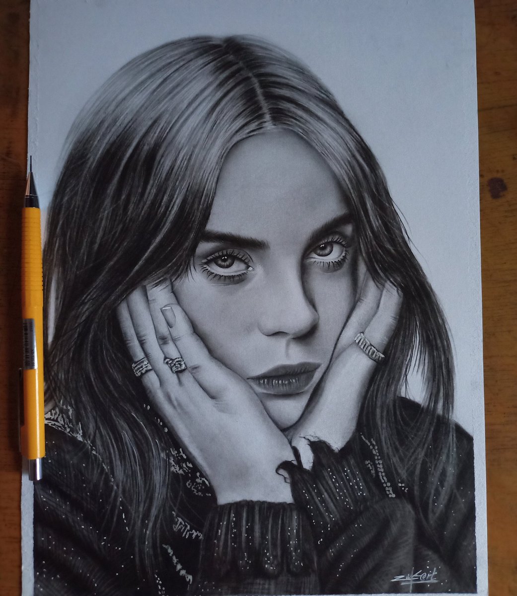 RickyMe80334459's tweet image. #finalwork Realistic pencil drawing completed
 @billieeilish ♥️♥️

- DM ME FOR PAID CUSTOM WORKS

#billieellish #artist
#arte #artlover #fanarts #realisticart #charcoaldrawing #charcoalart #souravjoshi_arts #pencilperceptions #popsinger #instagood #sketch #artistoninstagram