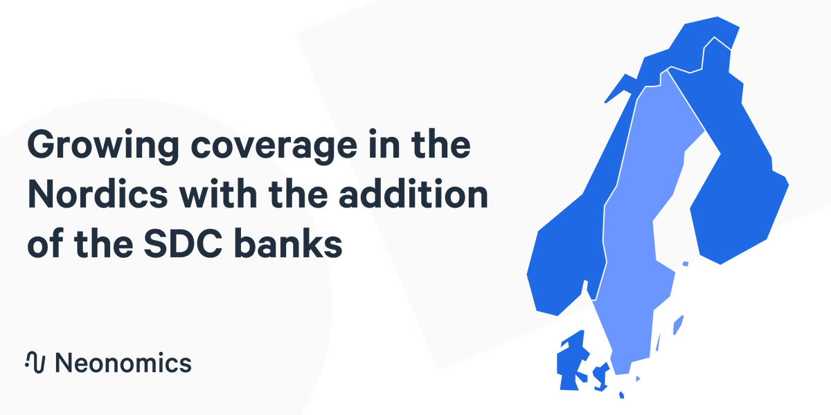 Neonomics_io's tweet photo. The deployment of banks on the SDC platform, such as the Eika group in Norway, has enabled us to reach close to full market coverage across #Norway and #Denmark 🚀

Read more here 👇

https://t.co/UJOMd9kh6s

#fintech #openbanking #openfinance #payments #paymentsolutions https://t.co/Wb3C3zIGrJ