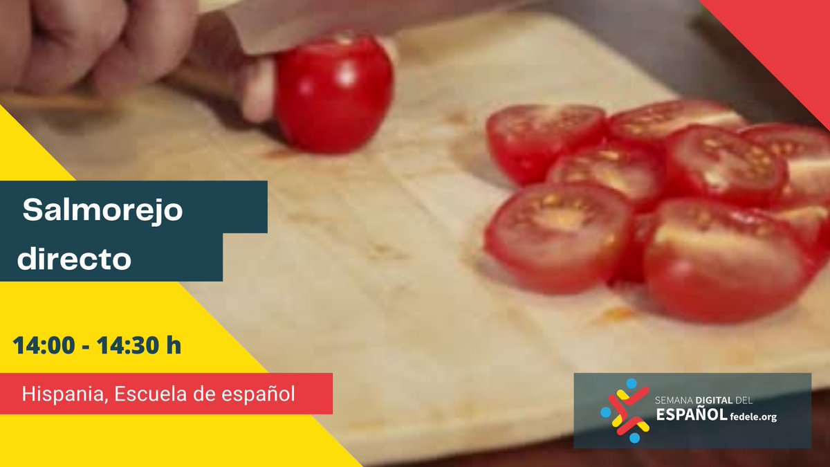 Llega la hora de «Salmorejo directo» por parte de <a href="/hispania_vlc/">Hispania Valencia</a>  ¡No te la pierdas!
🔴Síguela en directo en semanaespanol.org 
#semanaespanol #federacionele