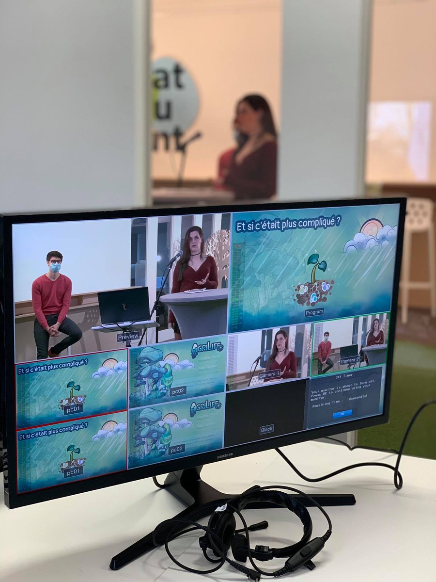 Technocite's tweet photo. 🎥 Présentation au jury : version « #hybride » ! 🖥️ Hier, après des mois de coaching #gaming, @Technocite et @Technifutur se sont associés pour permettre aux gameurs de pitcher leur projet devant un jury composé de professionnels du secteur #gaming et d'investisseurs! 👍😊 https://t.co/QKK26Mtuao