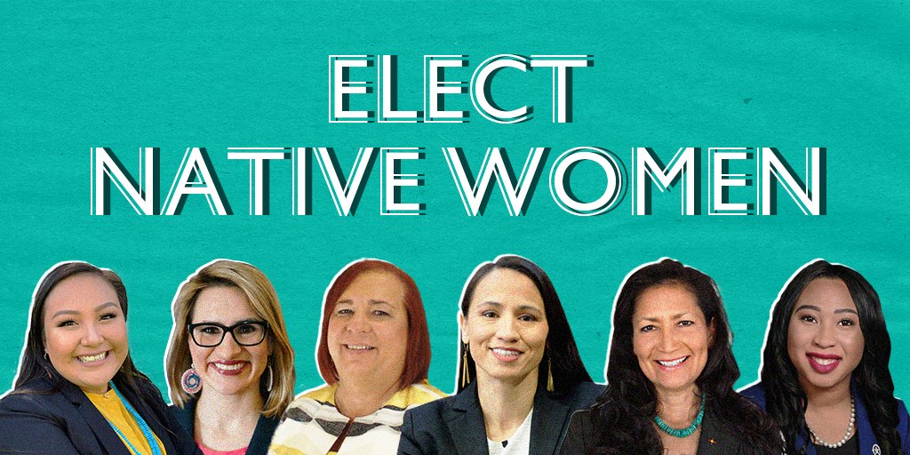 emilyslist's tweet photo. As Native American Heritage Month comes to a close, the work continues to make sure that Native voices are heard in every room where decisions are being made. #ElectNativeWomen https://t.co/q87x8C3czT