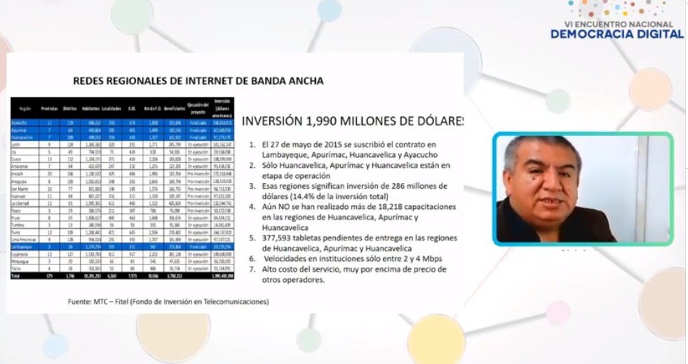 ddintorg's tweet photo. Ha llegado el momento de pensar en un satélite de comunicaciones que permita cubrir esa brecha en esos sectores donde no hay conectividad 
#EdwinSantos CEO de @IddDemoDigital 

#ENDD20 #DemocraciaDigital https://t.co/MGNCq6U4OP