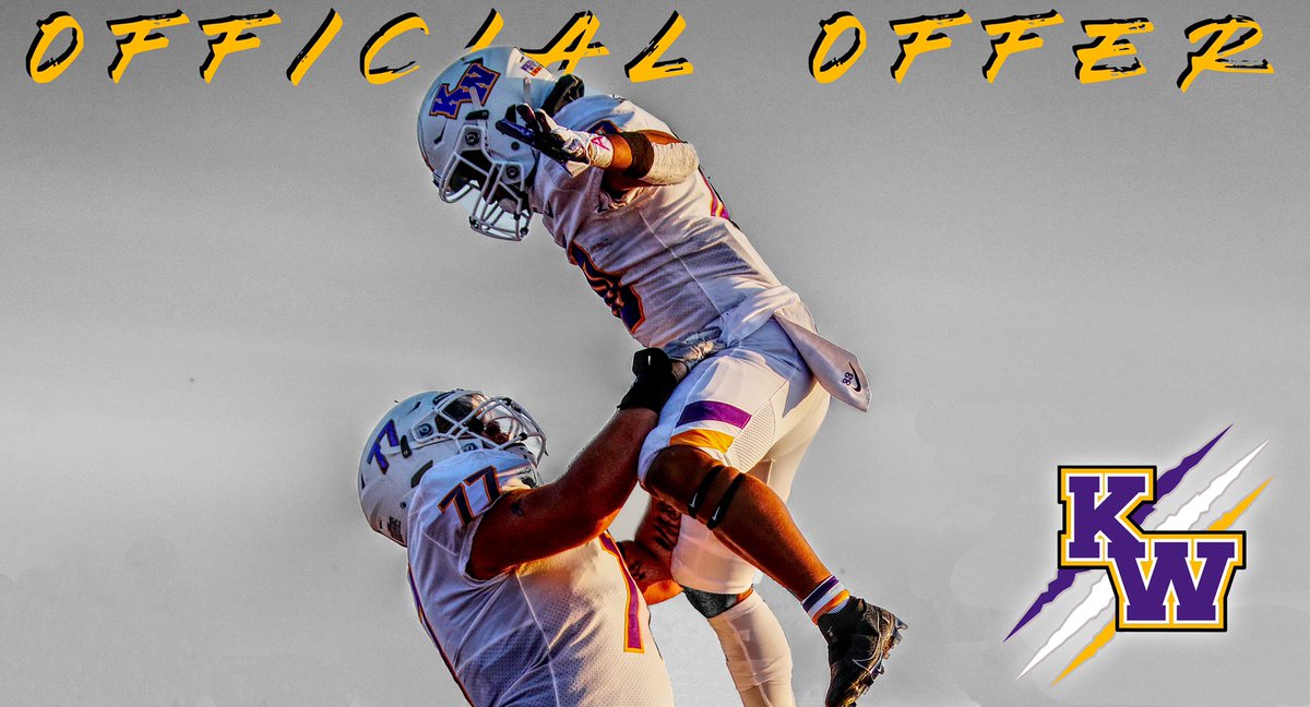 Blessed to announce I have received an official offer from Kansas Wesleyan University! Thank you @FamKWU and the rest of the staff for this amazing opportunity! @DaveYanak <a href="/CoachPerrone/">Coach Perrone (My Recruits)</a>