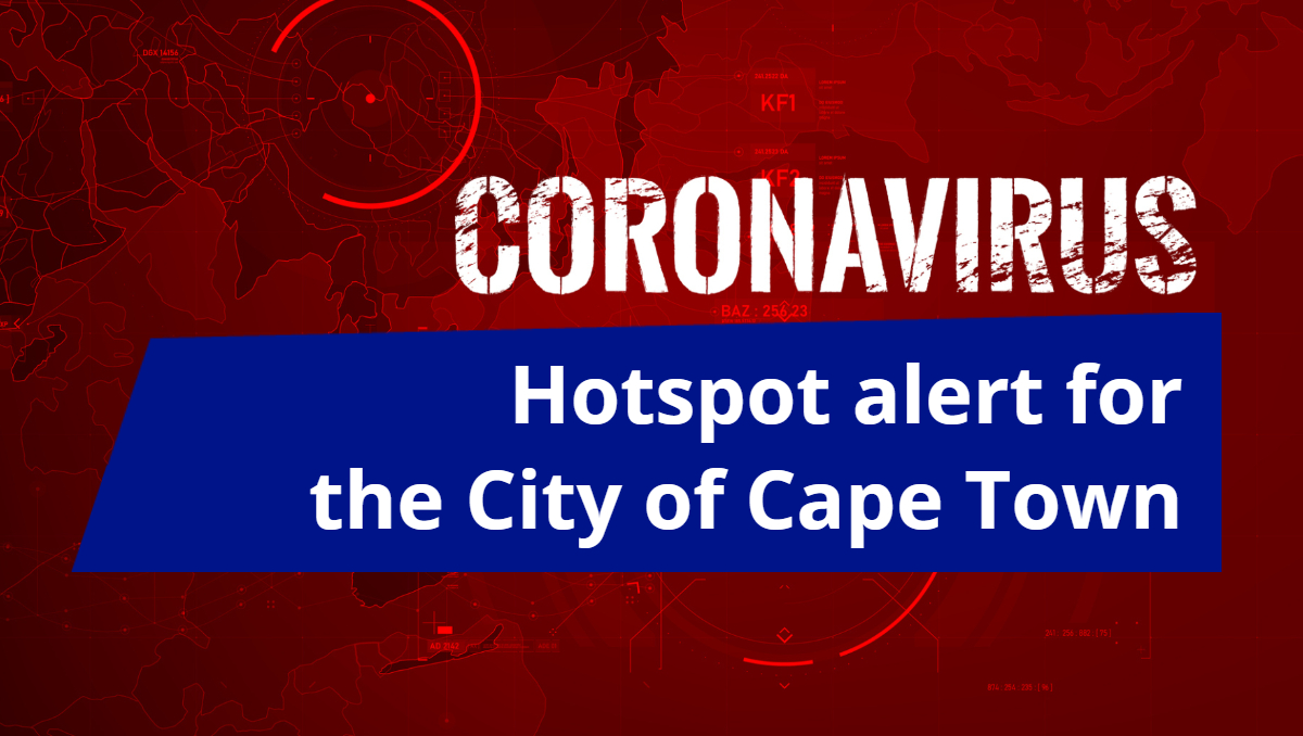 "This growth is primarily driven by two districts in the Western Cape: the Garden Route and the Cape Metro...  
We are therefore also issuing a hotspot alert for the Metro." #CapeTown #GardenRoute