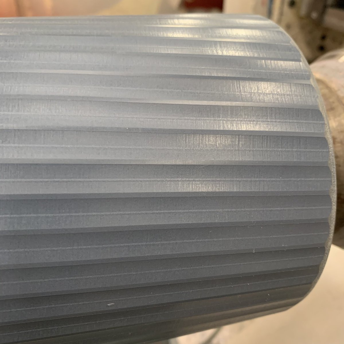 KV_Rol's tweet photo. Couple of spiralled Rilsan Rollers going through this afternoon - https://t.co/OHdUTqaIkj  #kvrollers @KV_Rol #spiralrollers #ukmanufacturing #rilsanrollers #rilsangroovedrollers #printingrollers #recoveredrilsanrollers #kbacolorarollers #inktransferroller https://t.co/fHpz3733DH