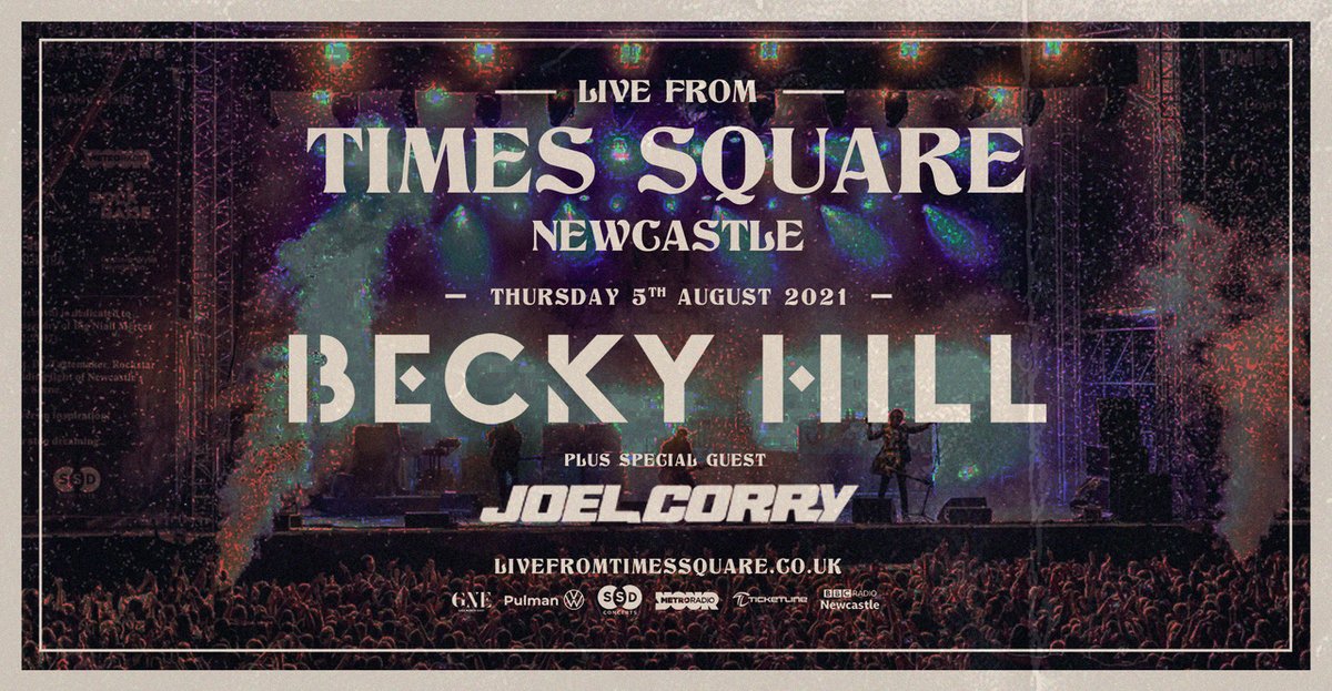 'Head & Heart' hitmaker @JoelCorry joins @BeckyHill as @SSDConcerts presents @livefromtimessq next August. Grab your tickets now >> https://t.co/KkGuaarUeM https://t.co/4NfnReEpF0