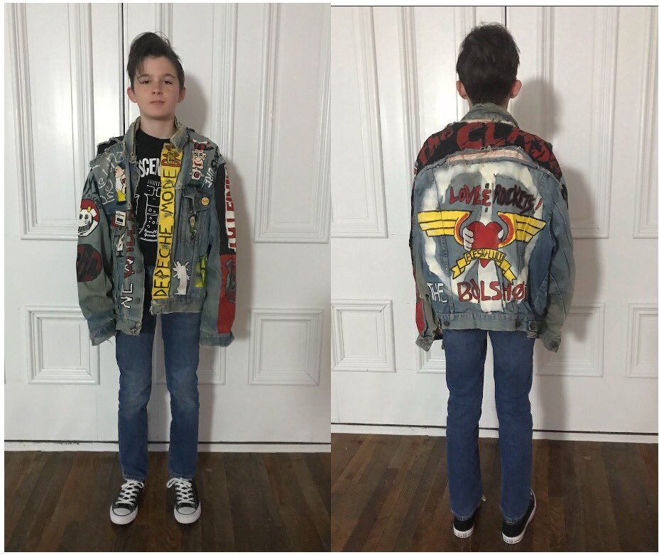 farrellkellym's tweet photo. For Throwback Day, our son dressed as his dad as a high school senior ‘87-‘88.  ⁦@S_L_Alexander⁩ ⁦@Sinister_Ducks⁩ https://t.co/eHddNmxg9B