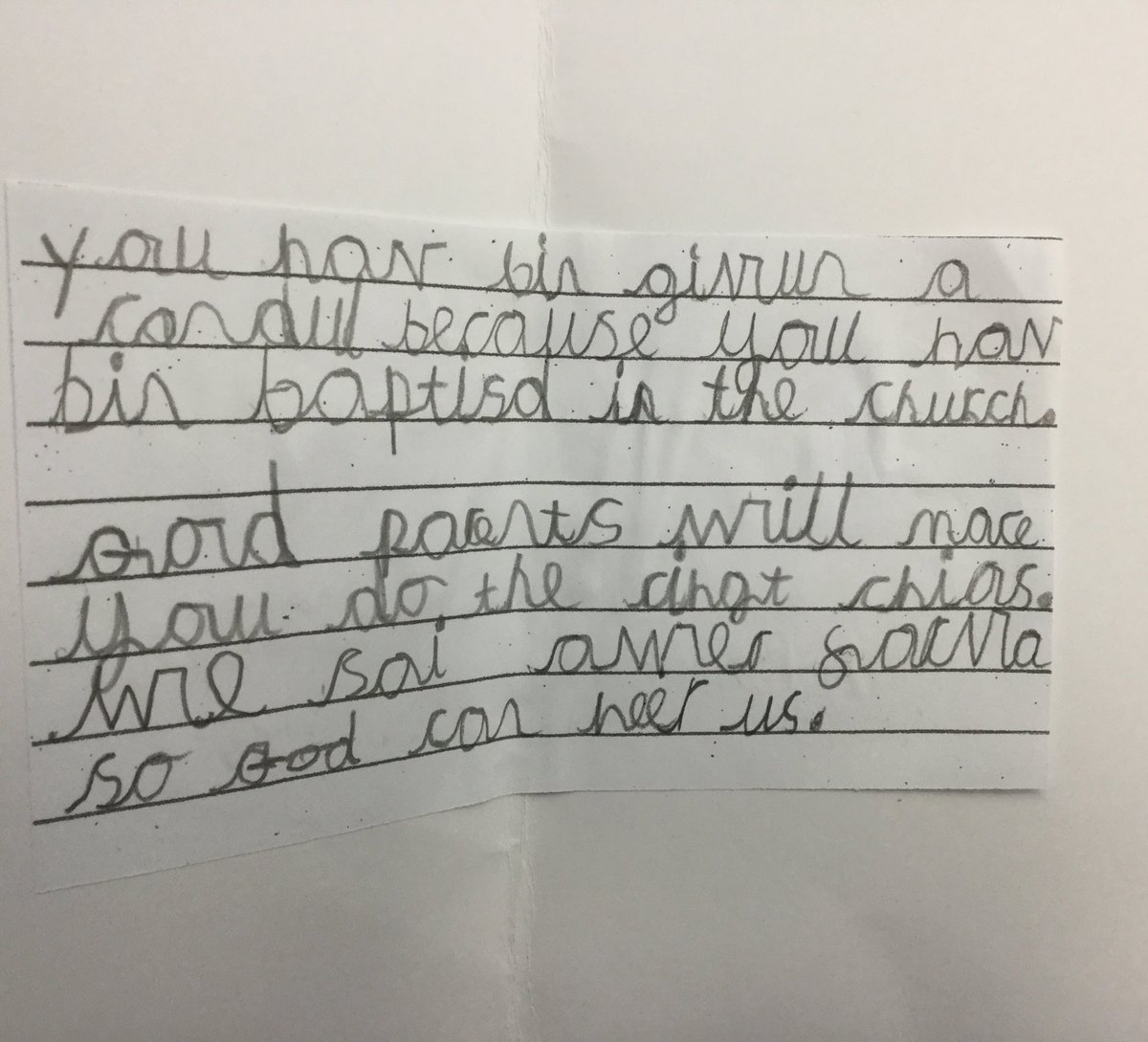 HTAClassWebster's tweet photo. This afternoon we made Baptism cards with special messages inside them for baby Isabella. We recognised and described why the baptismal candle is so important. #HTARE https://t.co/P4wWlbMpGS